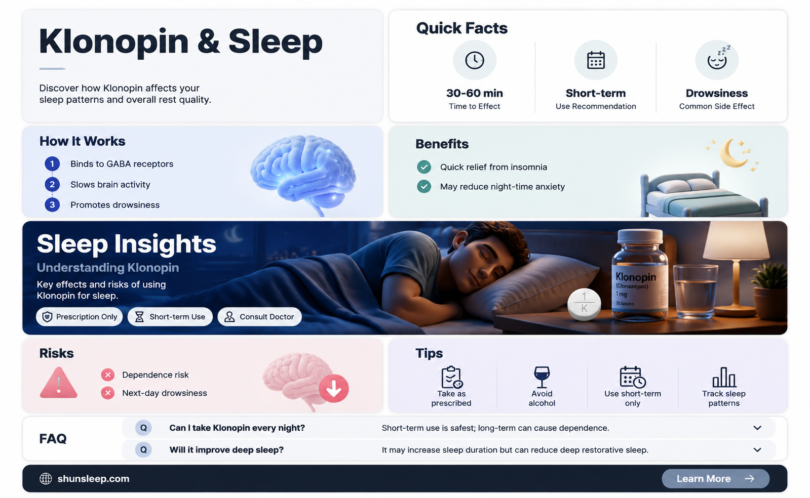 are you really sleeping when you take klonopin