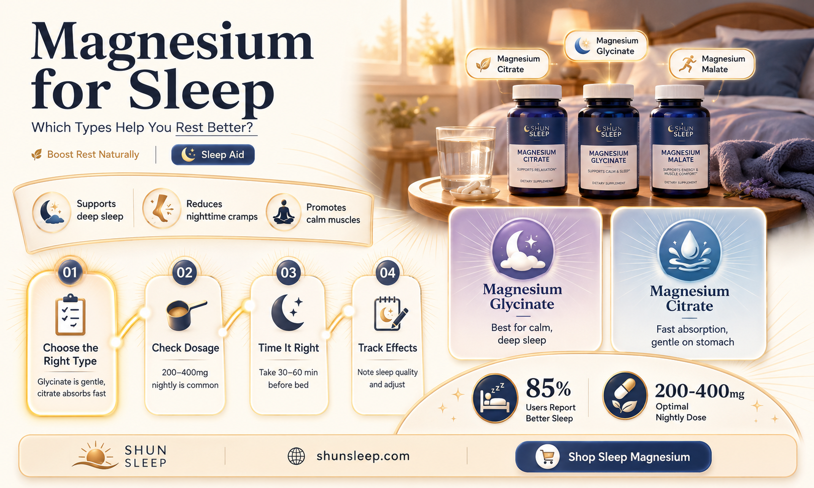 can any kind of magbesium help you sleep