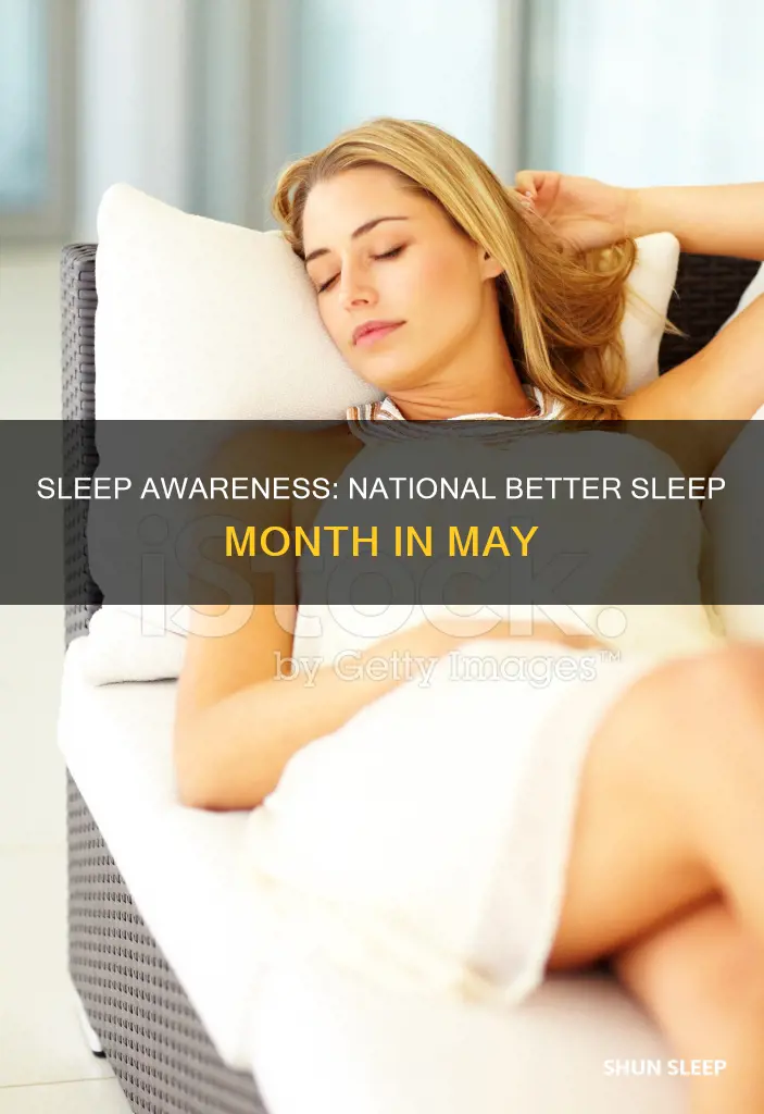may is national better sleep month