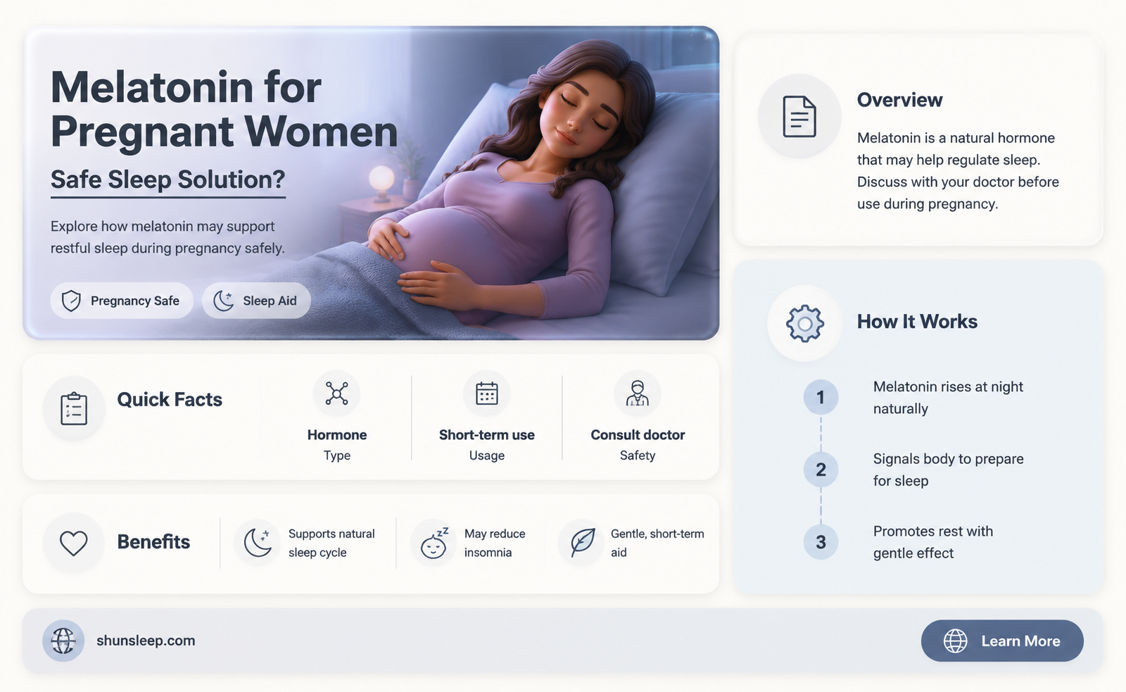 can a pregnant woman take melatonin to sleep