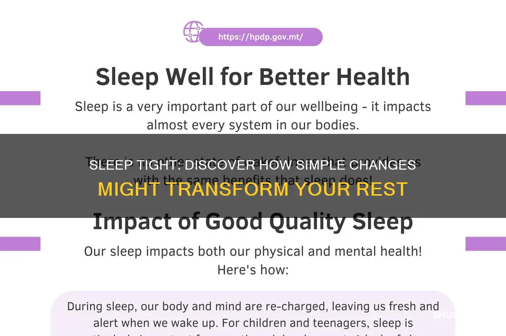 might it help you to sleep tight