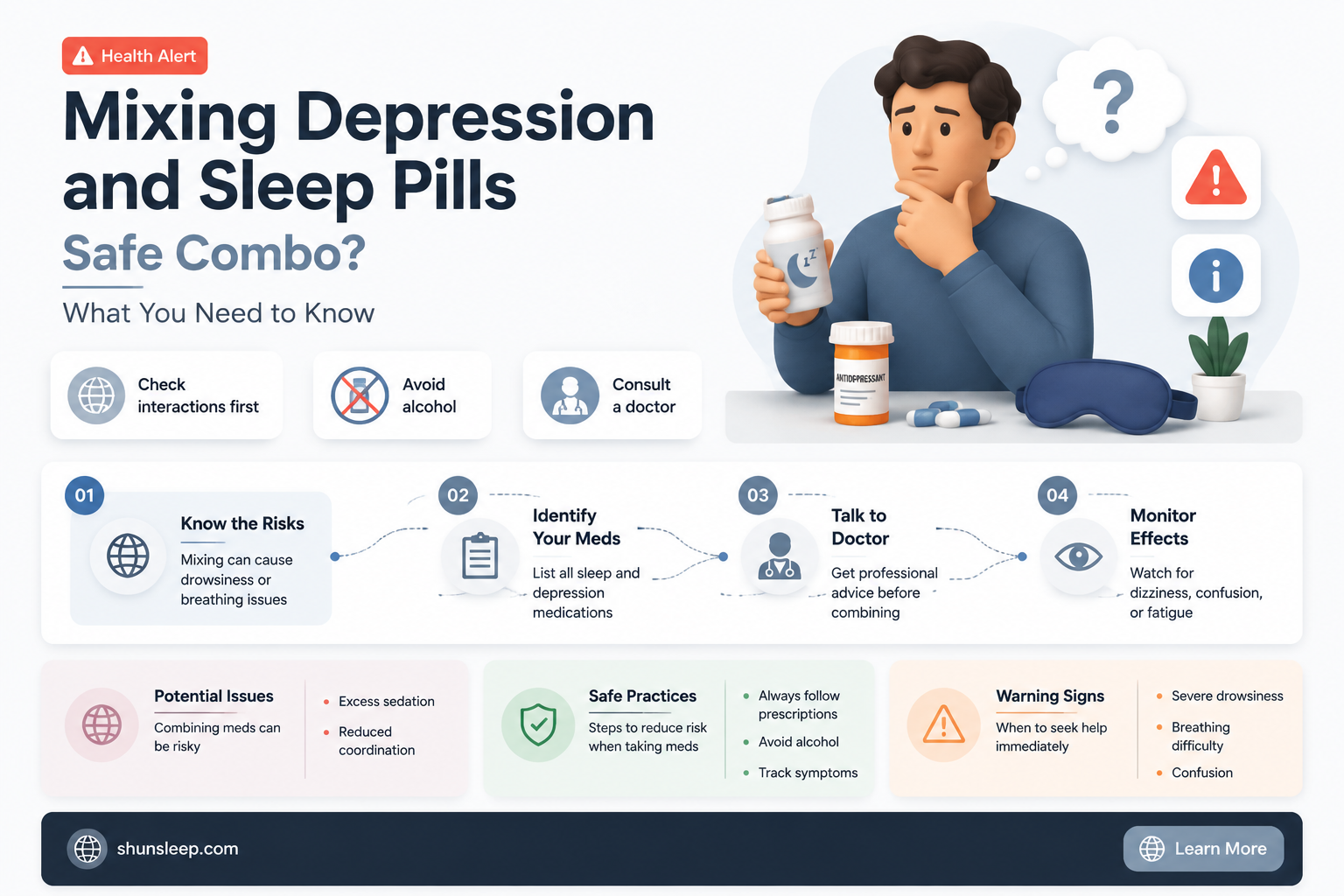 can deprssion pills be mixed with a sleeping pill combo