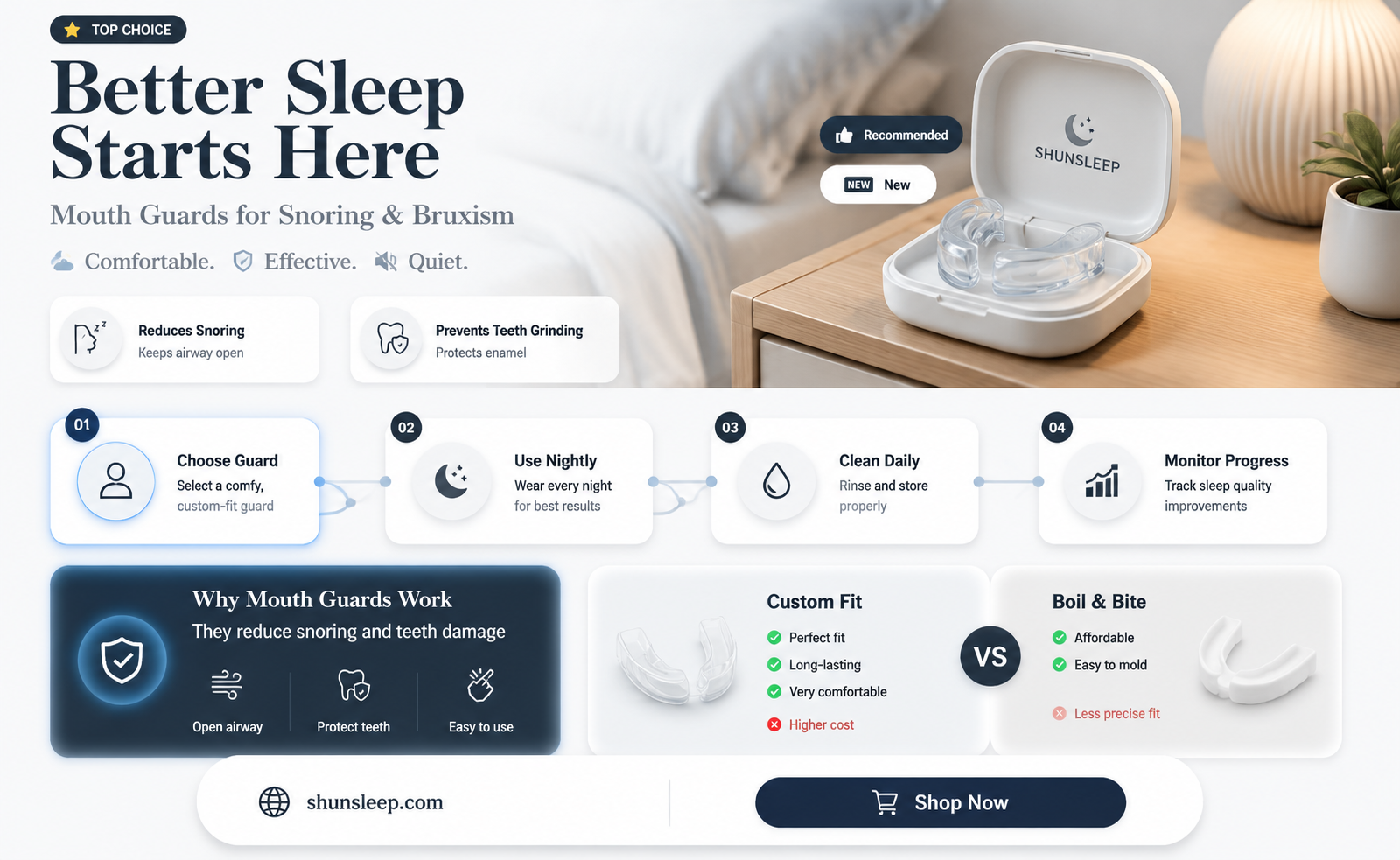 can a mouth guard help me sleep better