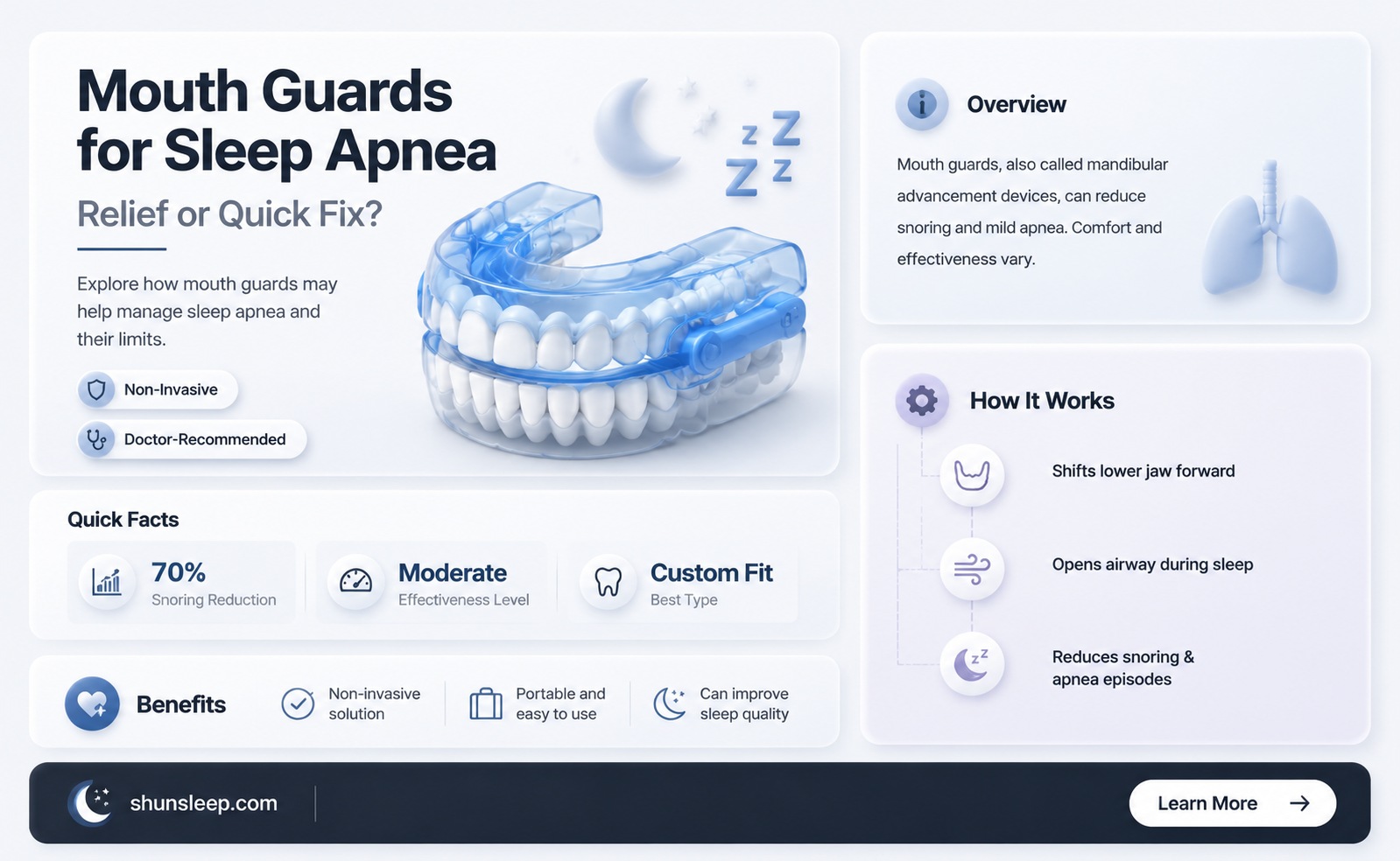 can a mouth guard help with sleep apnea