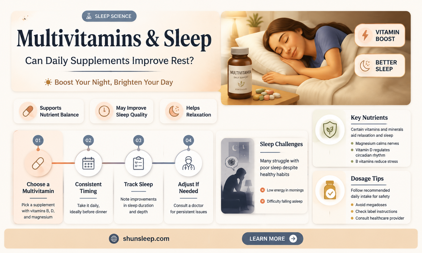 can a multivitamin help you sleep