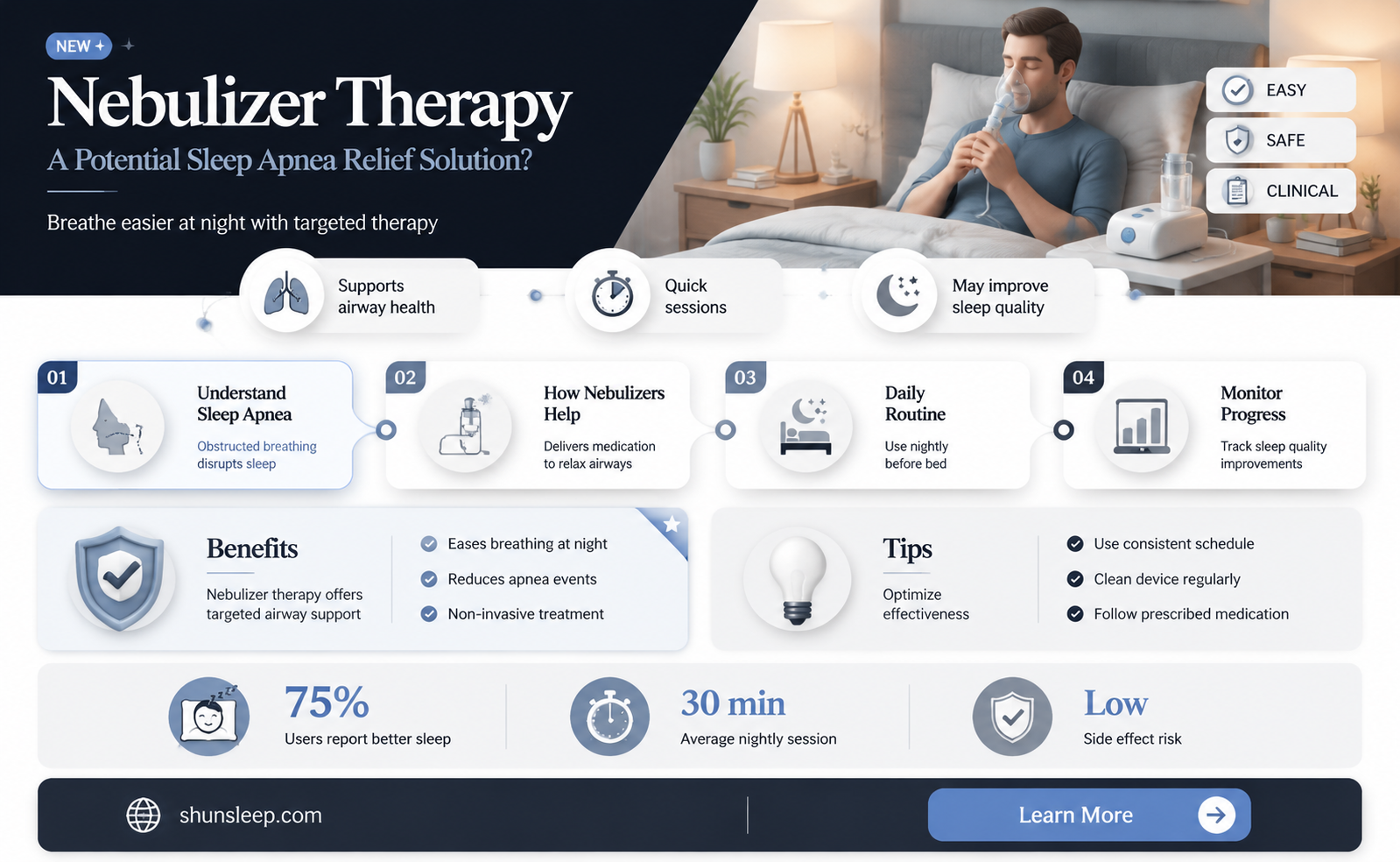 can a nebulizer help with sleep apnea