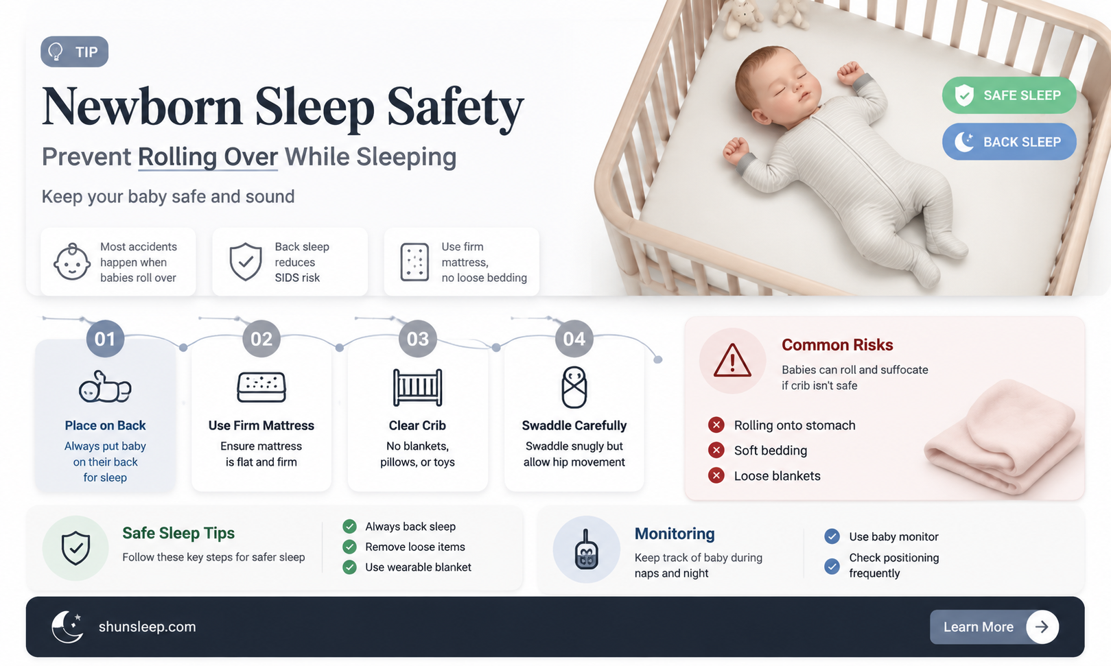 can a newborn roll over while sleeping