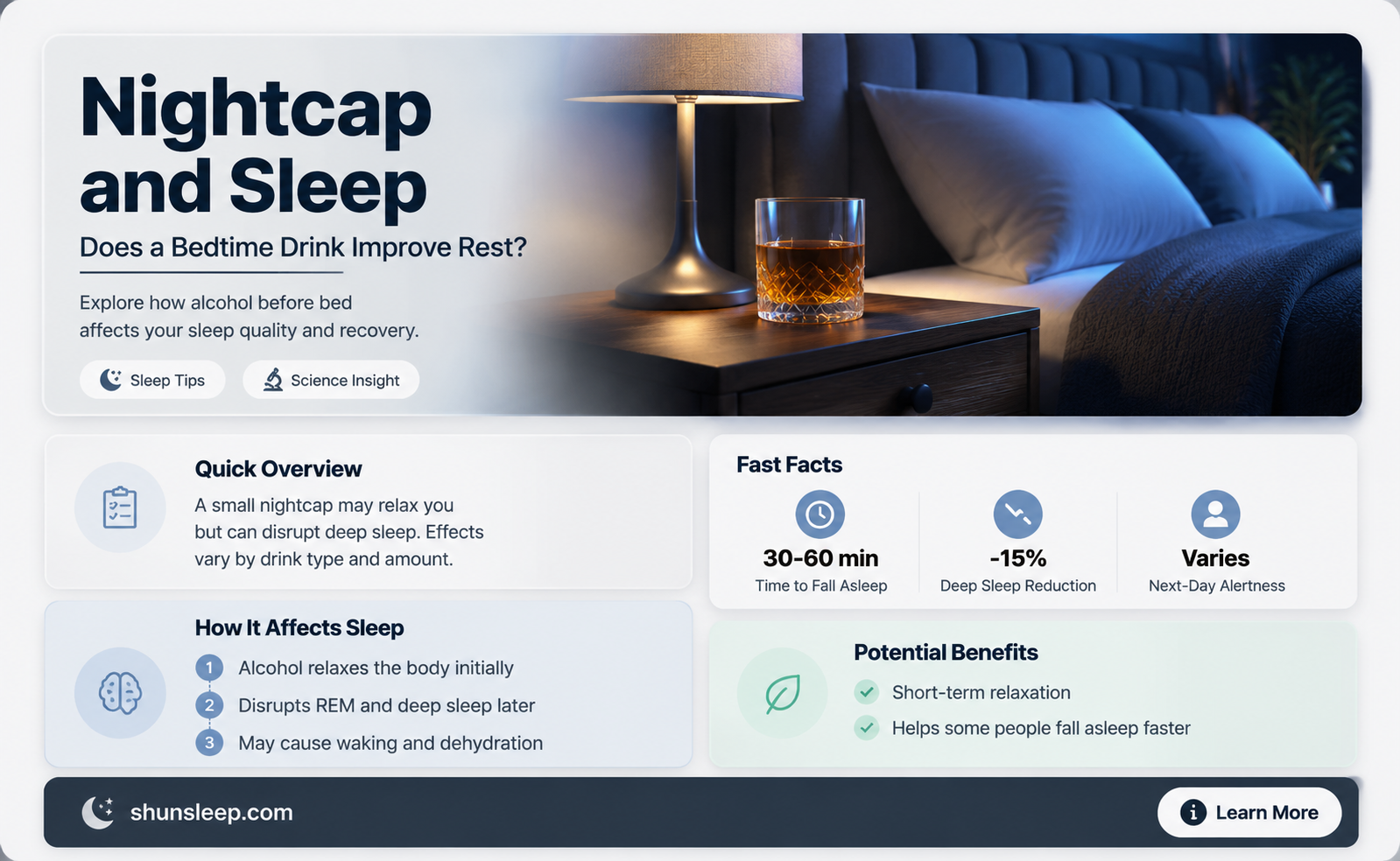 can a nightcap help you sleep