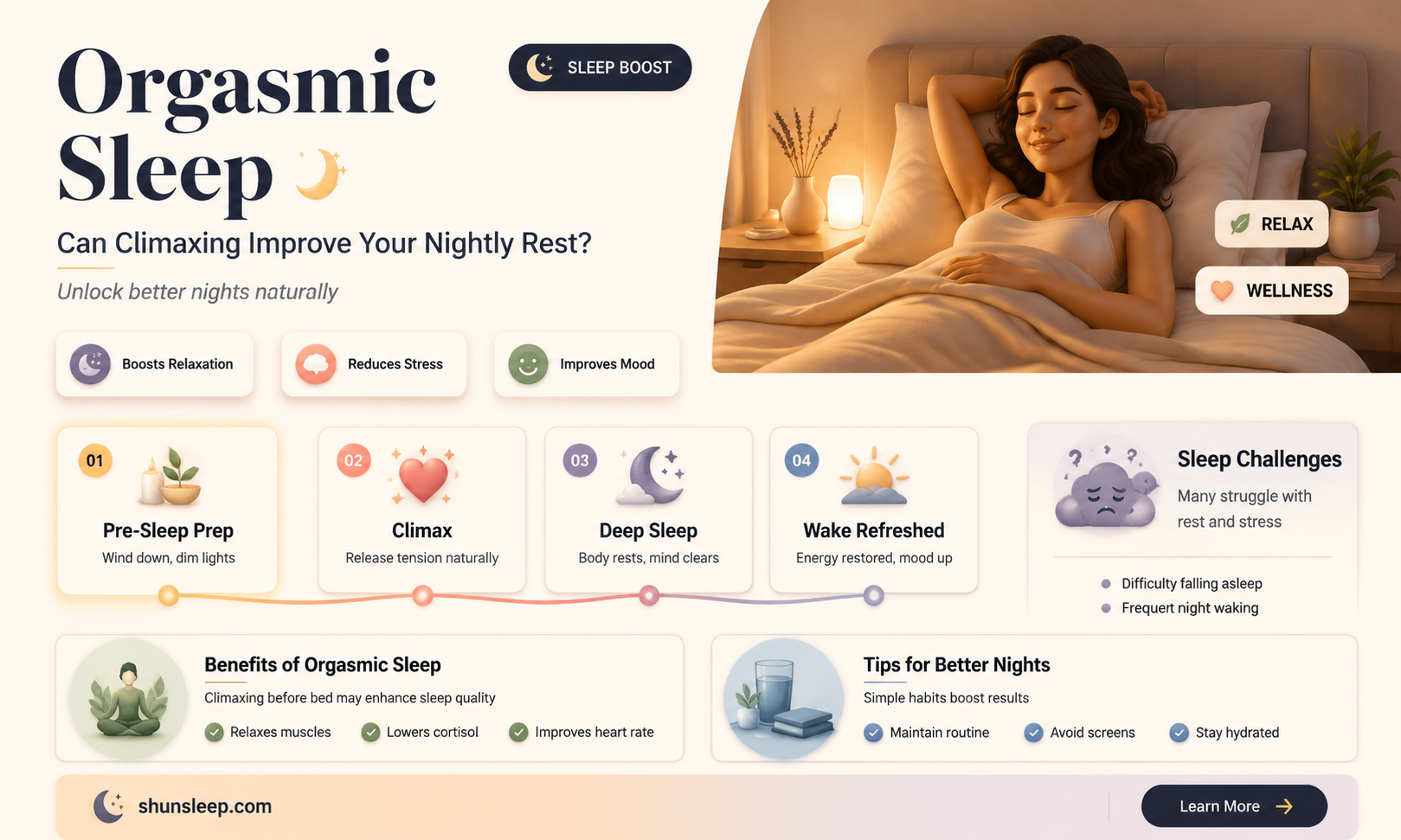 can an orgasm help you sleep