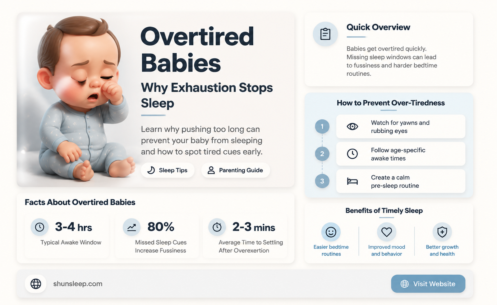 can babies get overtired and not sleep