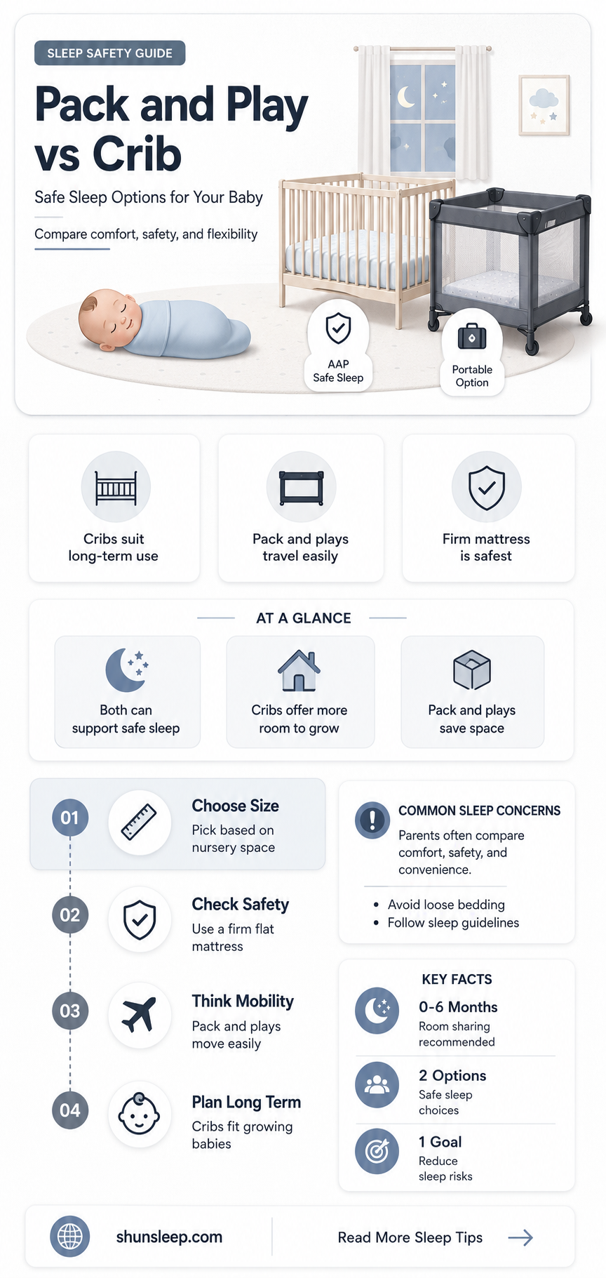 can baby sleep in pack and play instead of crib