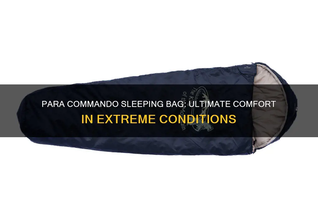 para commando sleeping bag