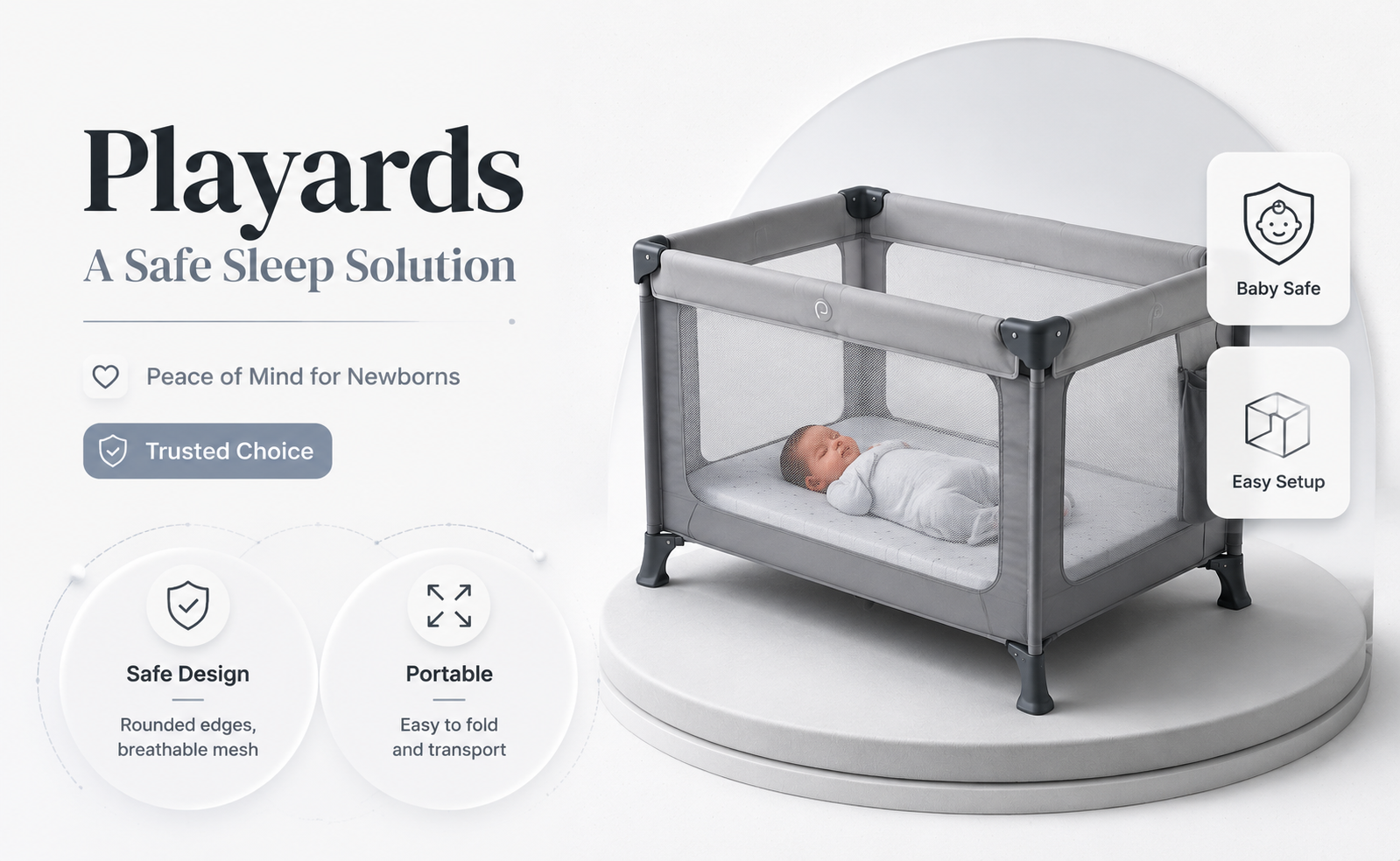 can a newborn sleep in a playard