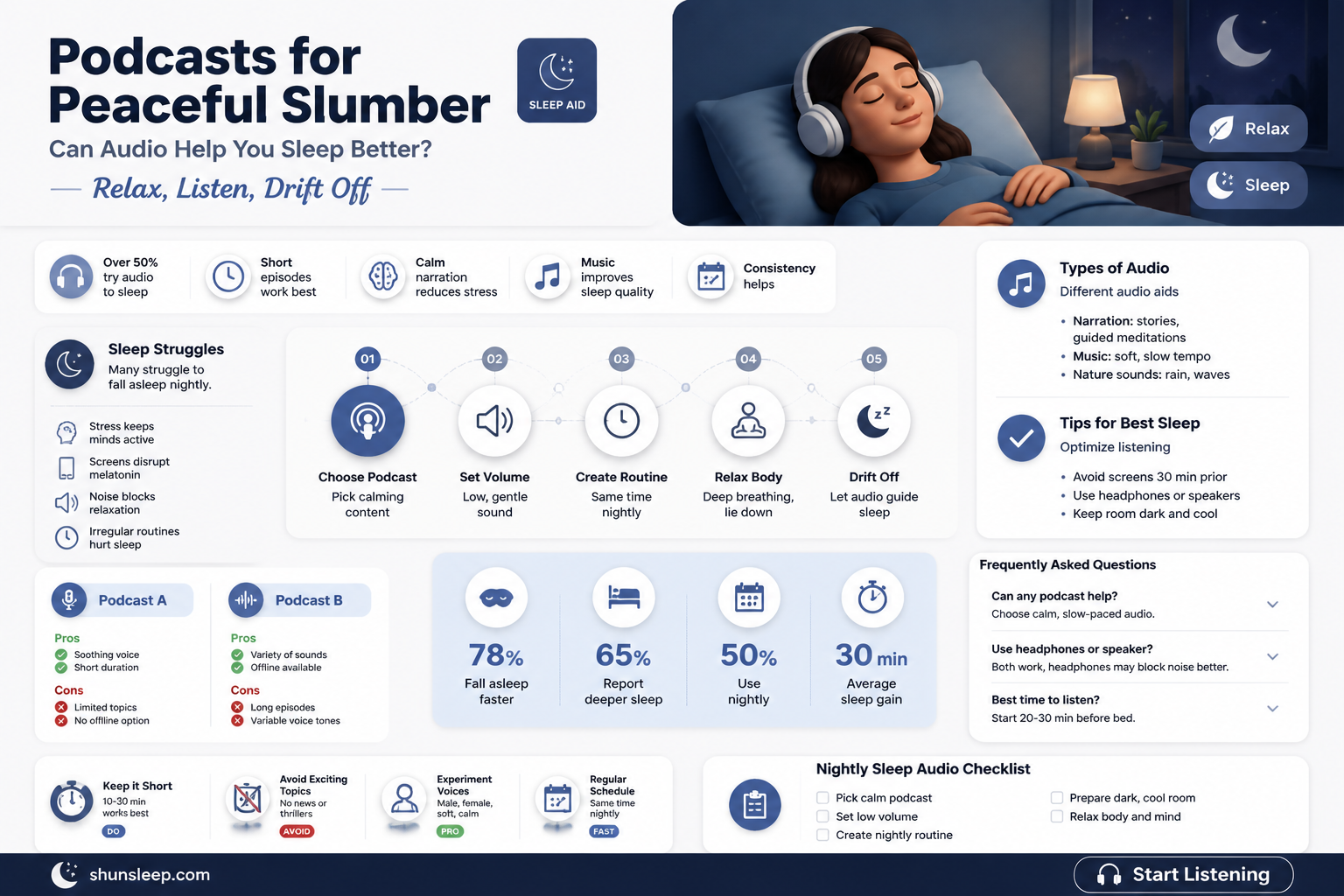 are there podcasts to help you sleep