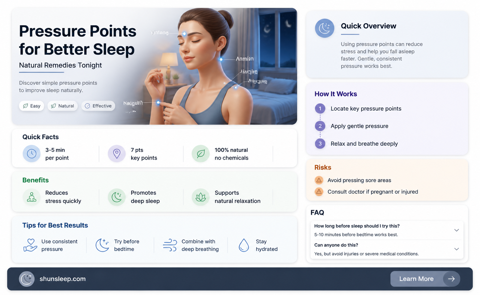 are there pressure points to help you sleep