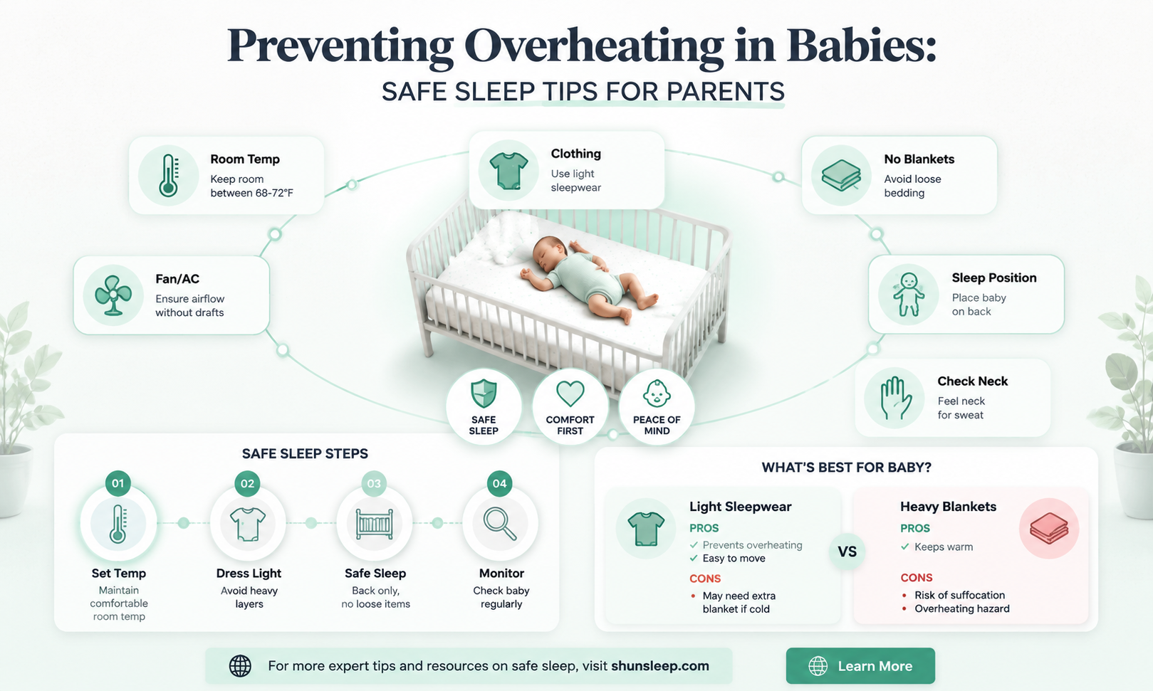 can babies overheat in sleep