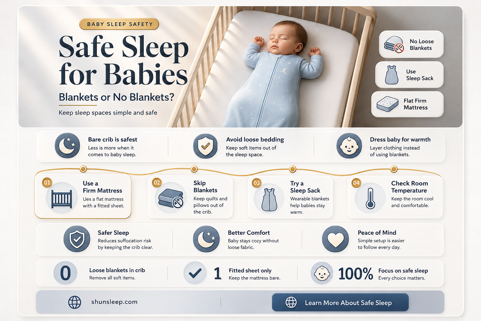 can babies sleep under blankets