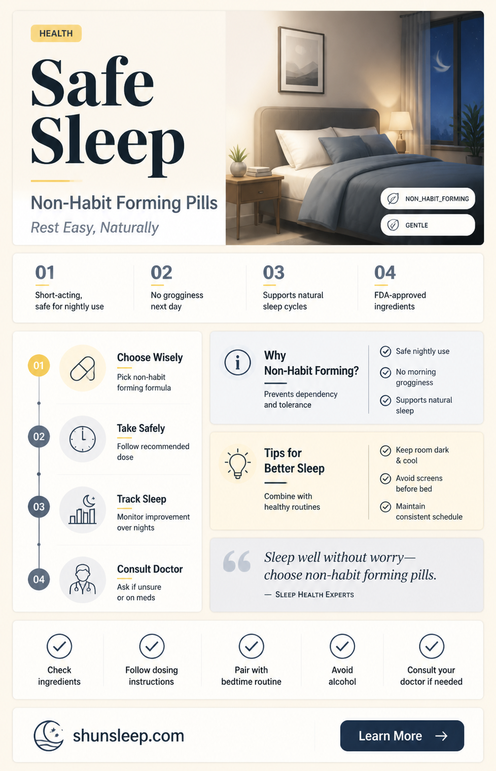 are there any non habit forming sleeping pills