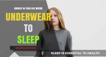 Underwear to Sleep: Teen's Comfort or Concern?