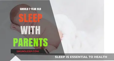 Co-sleeping with 7-year-olds: When to stop