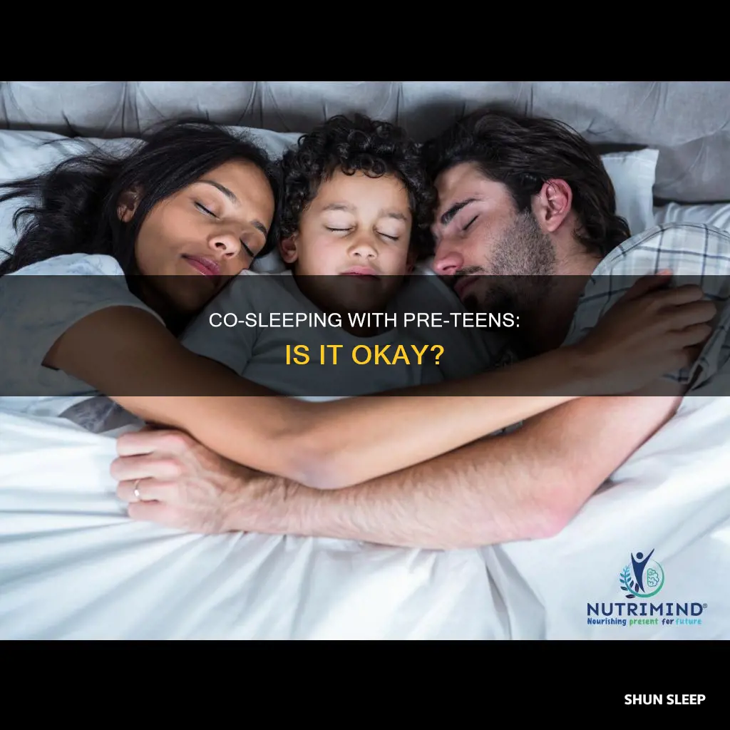 should a 12 year old boy sleep with his mother