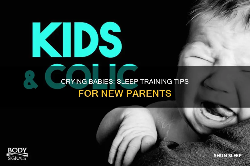 should a 3 week old cry to sleep