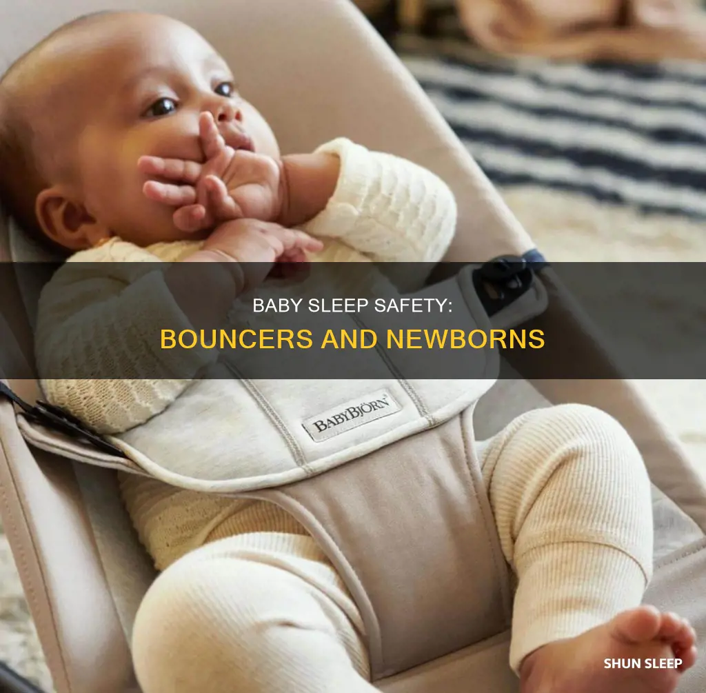 should a 3 week old sleep in a bouncer