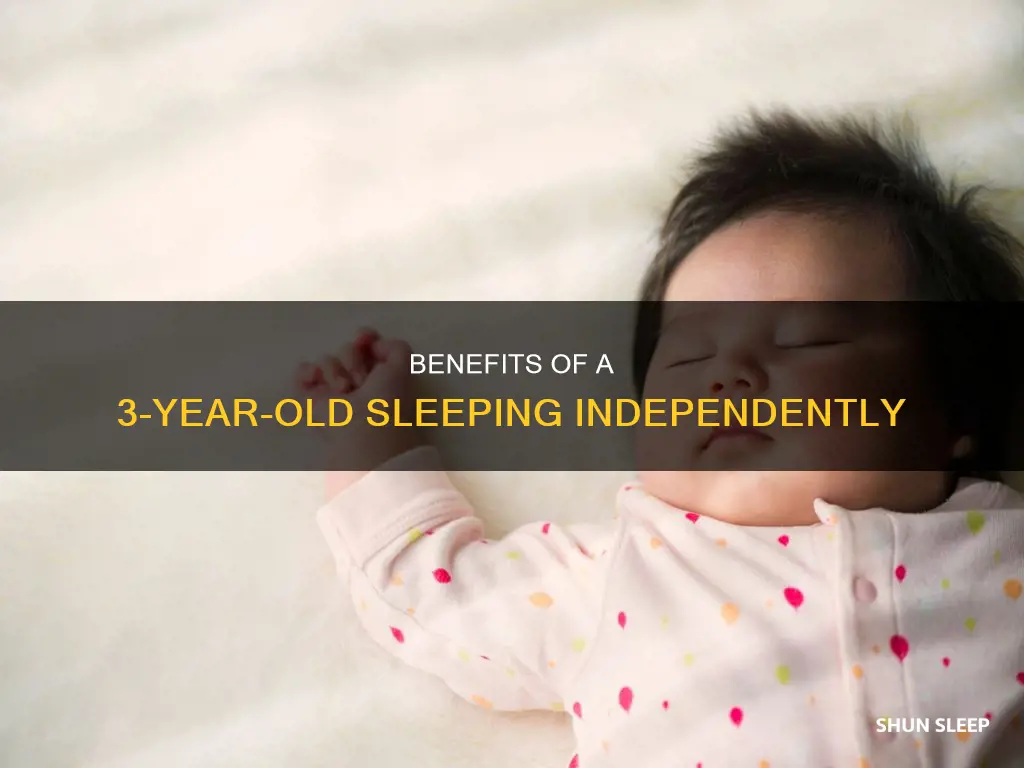 should a 3 year old sleep in their own room
