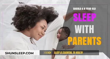 Co-sleeping with a 9-year-old: Is it a good idea?