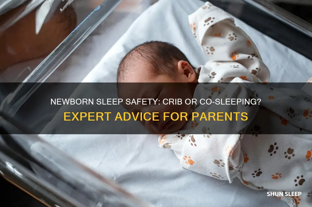 should a newborn baby sleep in a crib