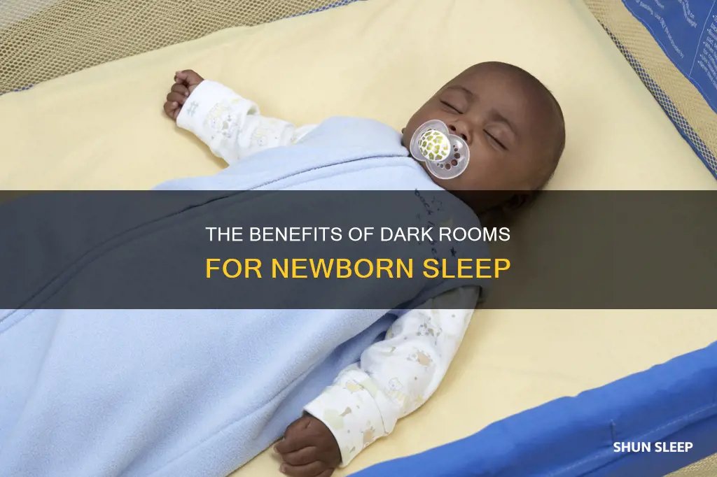 should a newborn sleep in a dark room