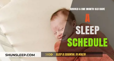 Creating a Sleep Schedule for Your One-Month-Old Baby