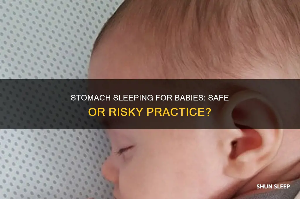 should babies be on their stomoch when they sleep