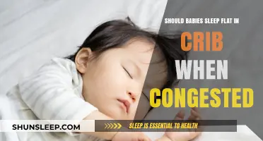 Should Congested Babies Sleep Flat in Cribs? Expert Advice
