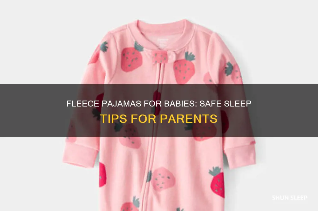 should babies sleep in fleece pajamas