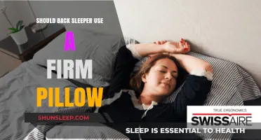 Firm Pillow: Friend or Foe of Back Sleepers?