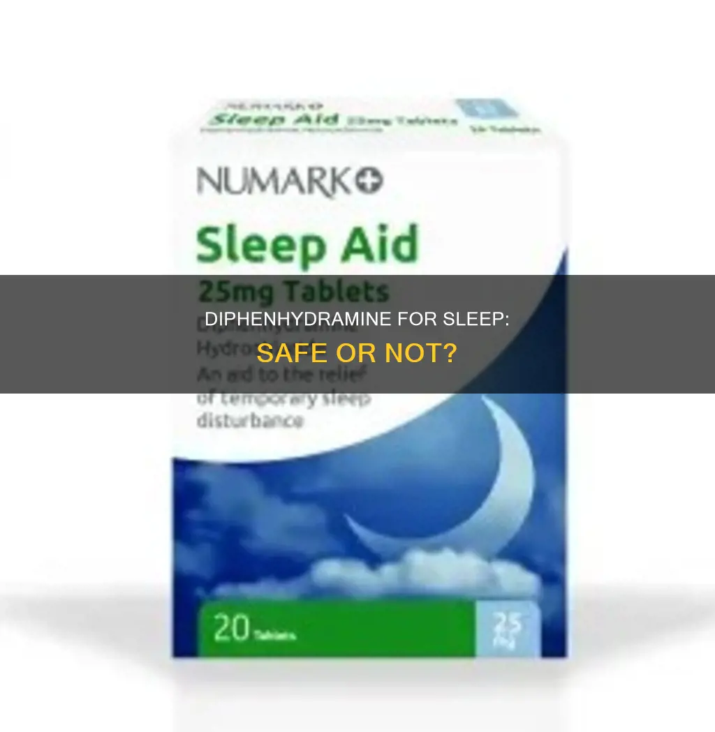 should diphenhydramine be used for sleep