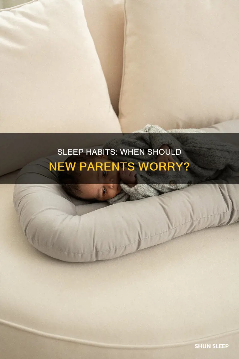 should i be worried sbout 5 week old sleep hsbots