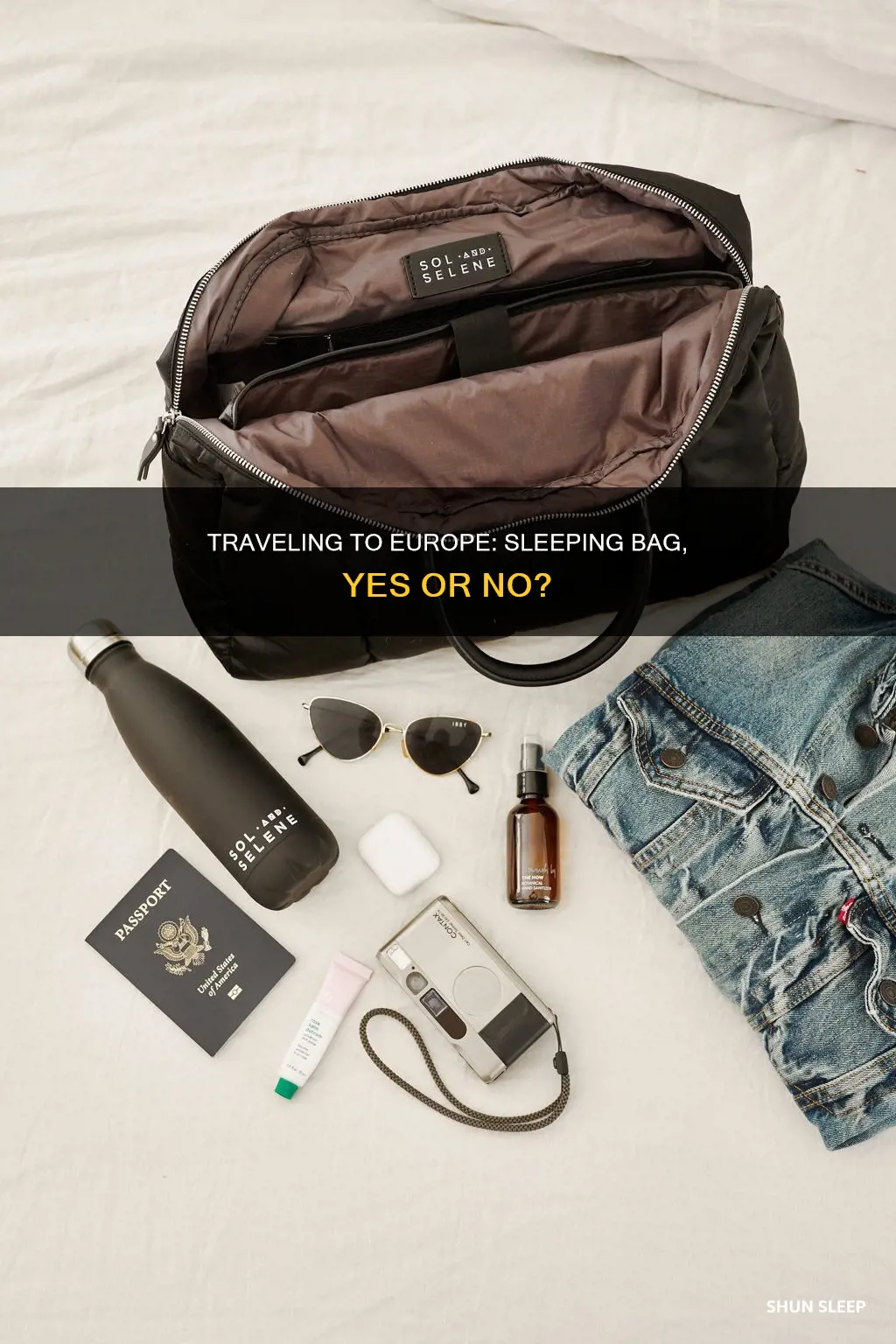 should i bring a sleeping bag to europe