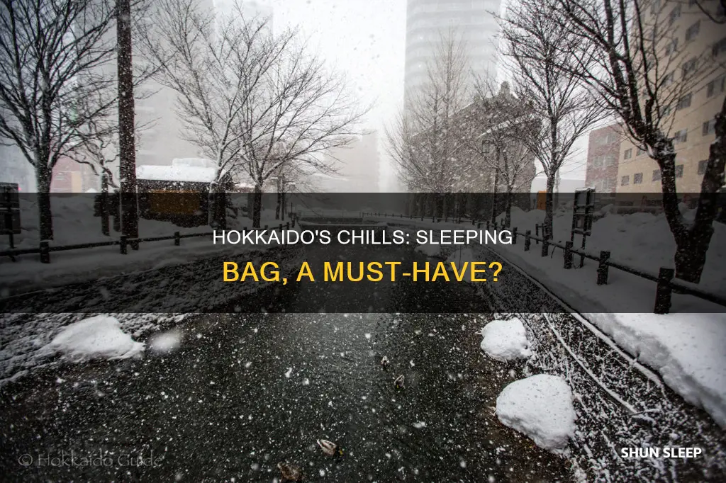 should i bring a sleeping bag to hokkaido