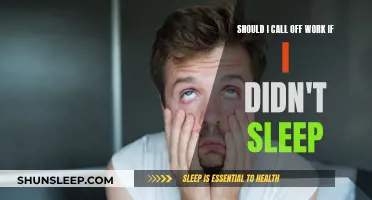 Sleep Deprivation: When to Call Off Work