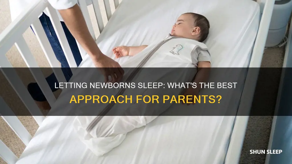 should i just let my newborn sleep