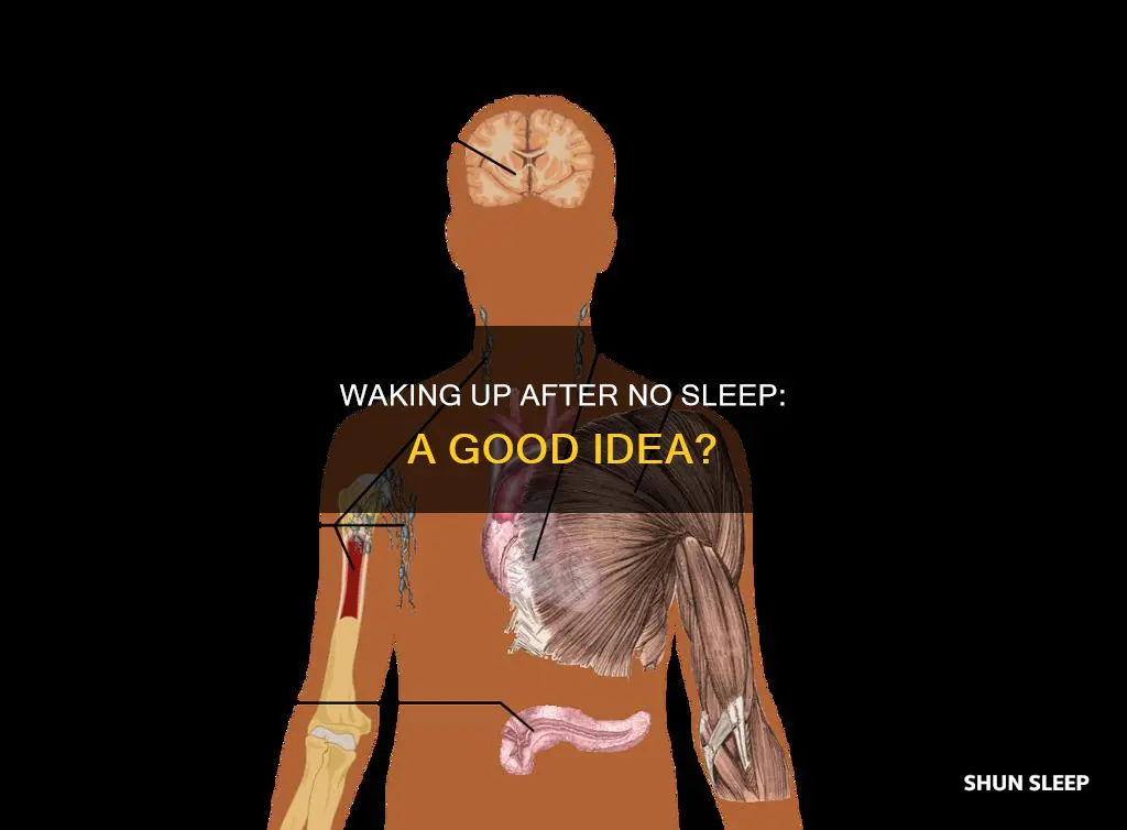 should i just wake up after no sleep