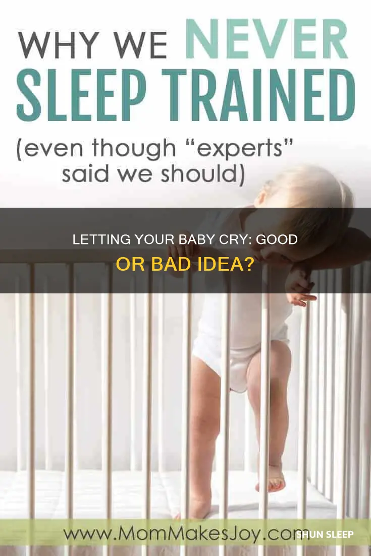 should i let my 10 week old cry to sleep