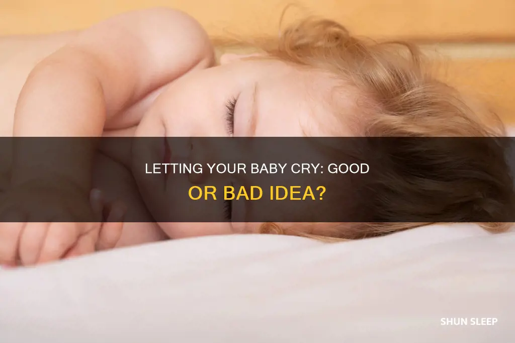 should i let my 2 month old cry to sleep
