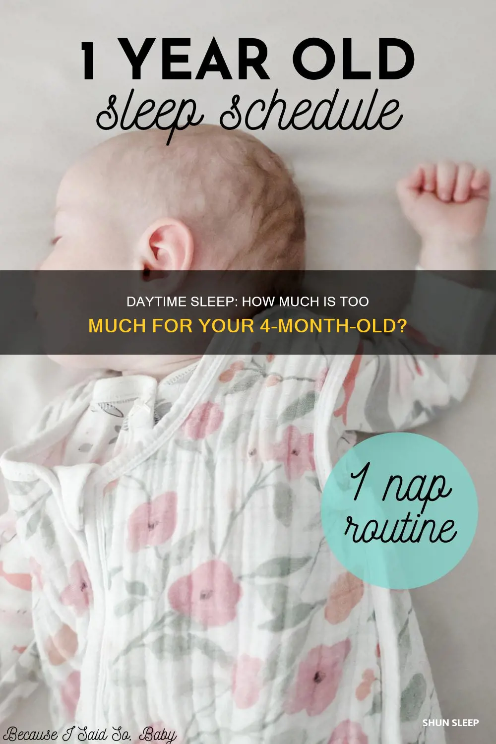 should i let my 4 month old sleep all day