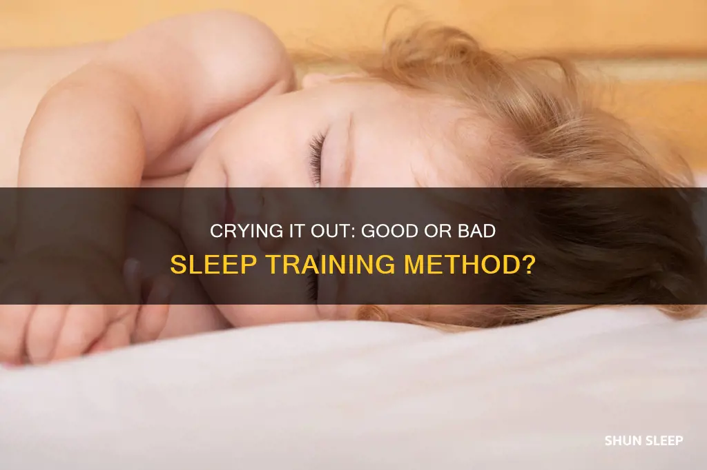 should i let my 6 month old cry to sleep