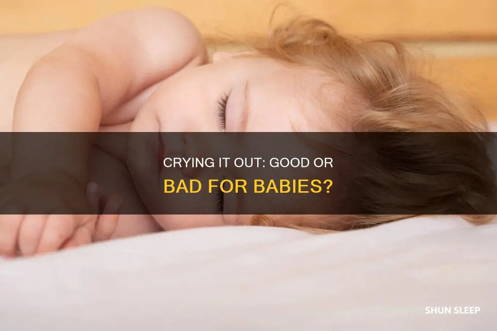 should i let my 8 month old cry to sleep