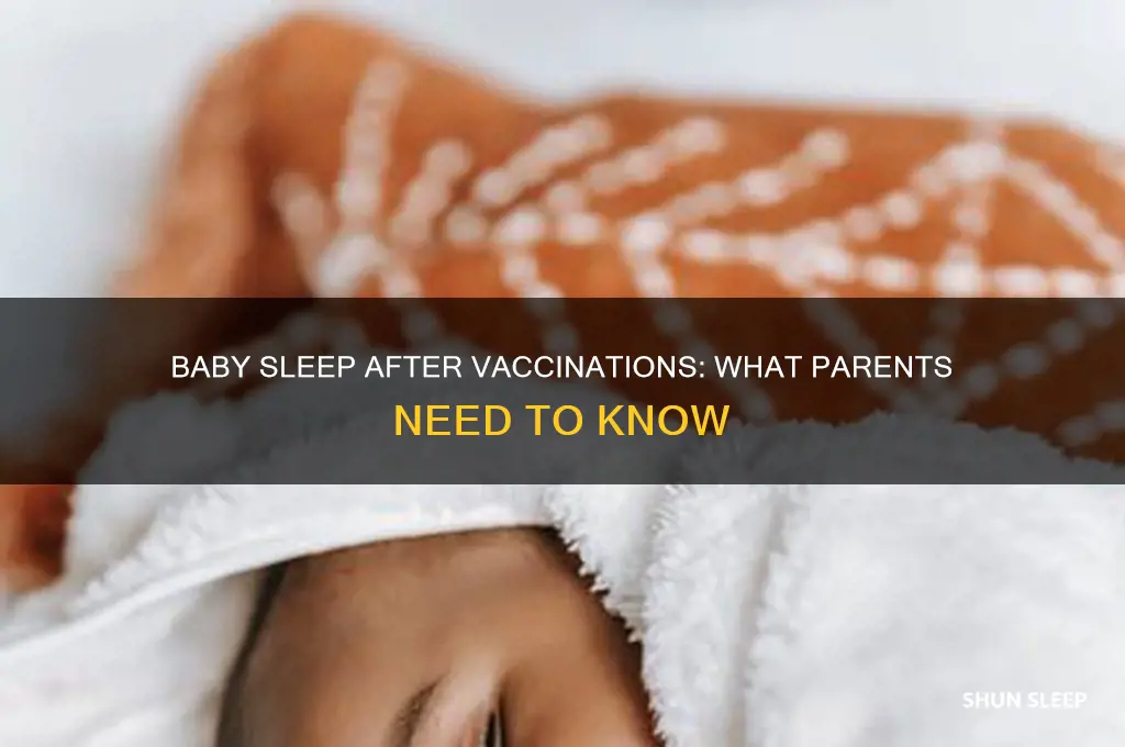 should i let my baby sleep after vaccinations