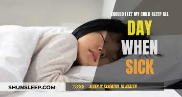 Letting Your Sick Child Sleep: Good or Bad?